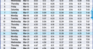 ramadan calendar 2024 dubai