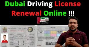 how to renew driving license in dubai