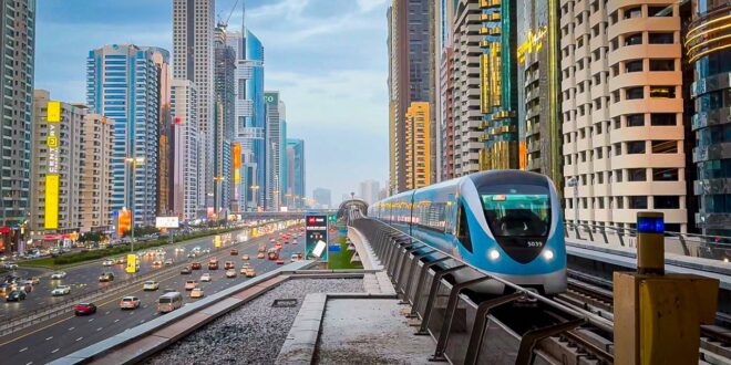 dubai metro map 2024