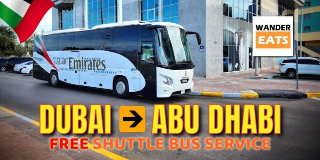 22. Dubai to Abu Dhabi bus