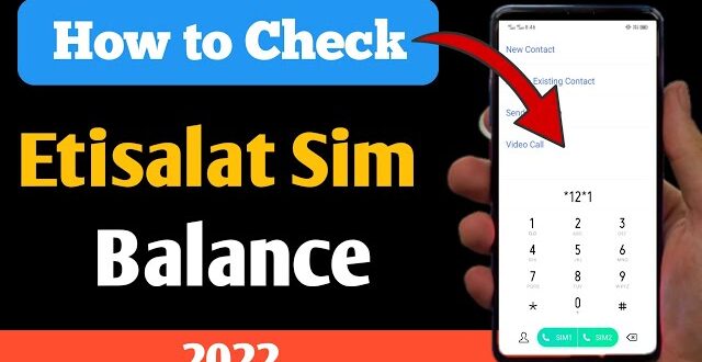 how to check data balance on etisalat dubai?